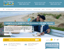 Tablet Screenshot of beachsideholidays.com.au